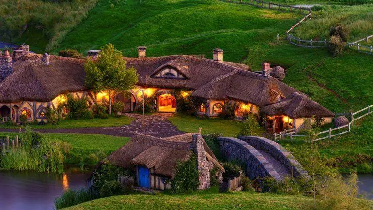Hobbiton 田园与转场路线参考照片